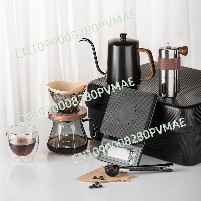 Coffee Equipment Gift Set - Hand pour-over coffee set outdoor camping