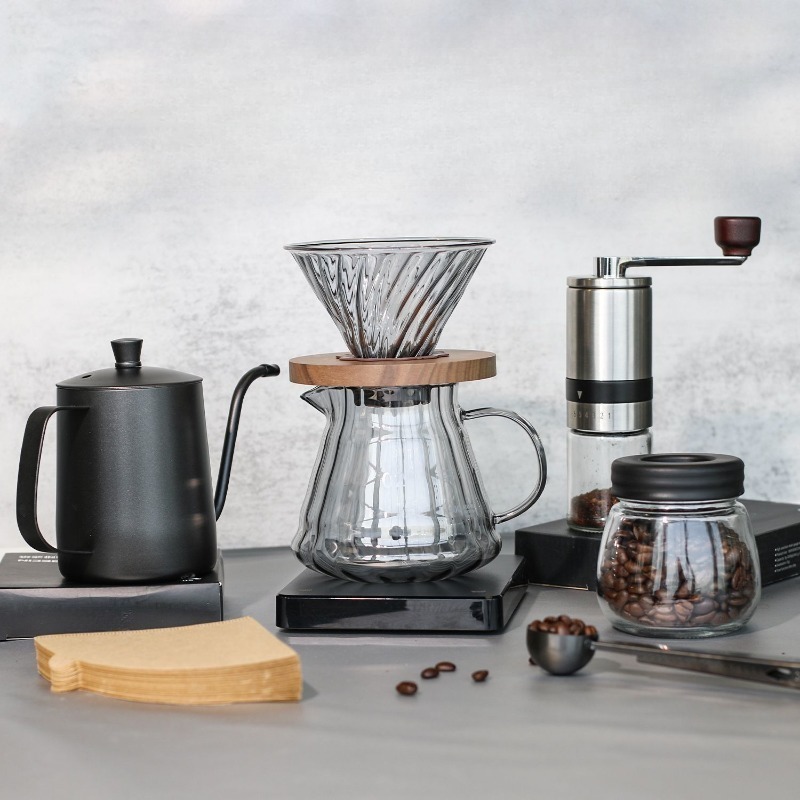 Hand brewed coffee pot set gif - Coffee Equipment Gift Set recension och pris