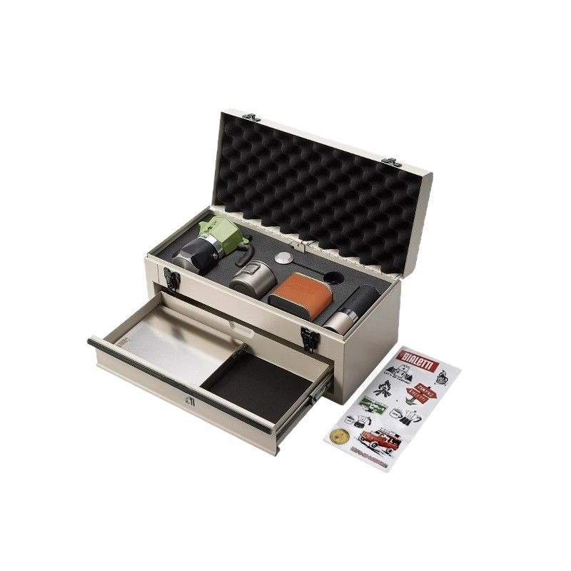 Camping coffee box, mocha pot, - Coffee Equipment Gift Set recension och pris