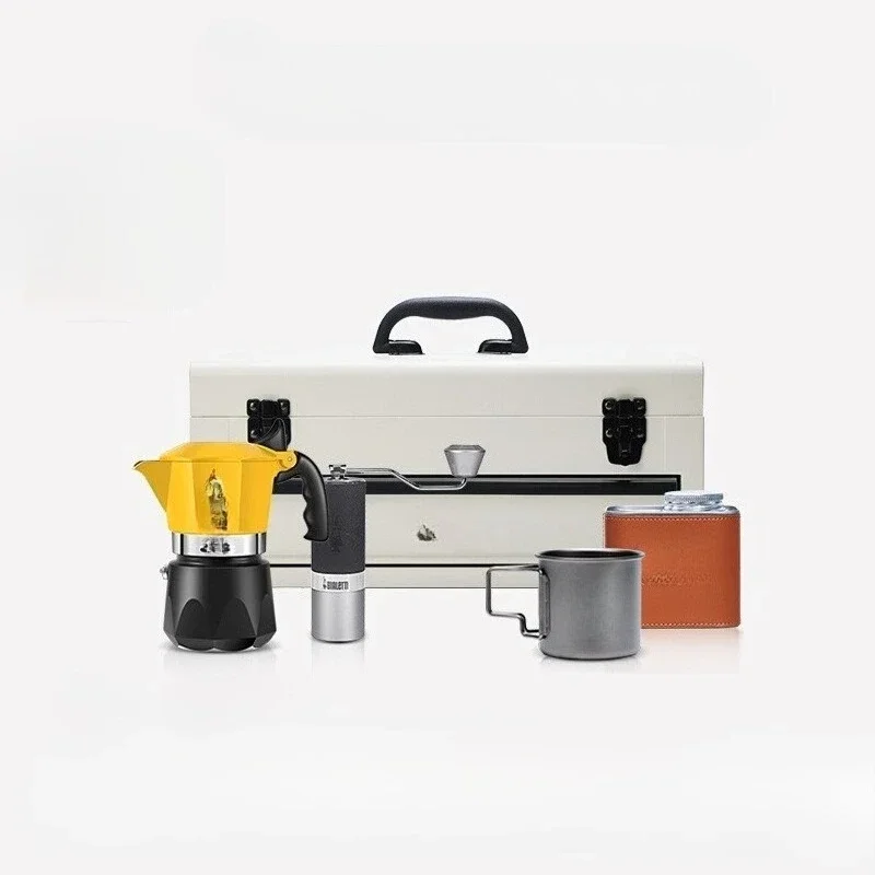 Camping Coffee Box Mocha Pot O - Coffee Equipment Gift Set recension och pris
