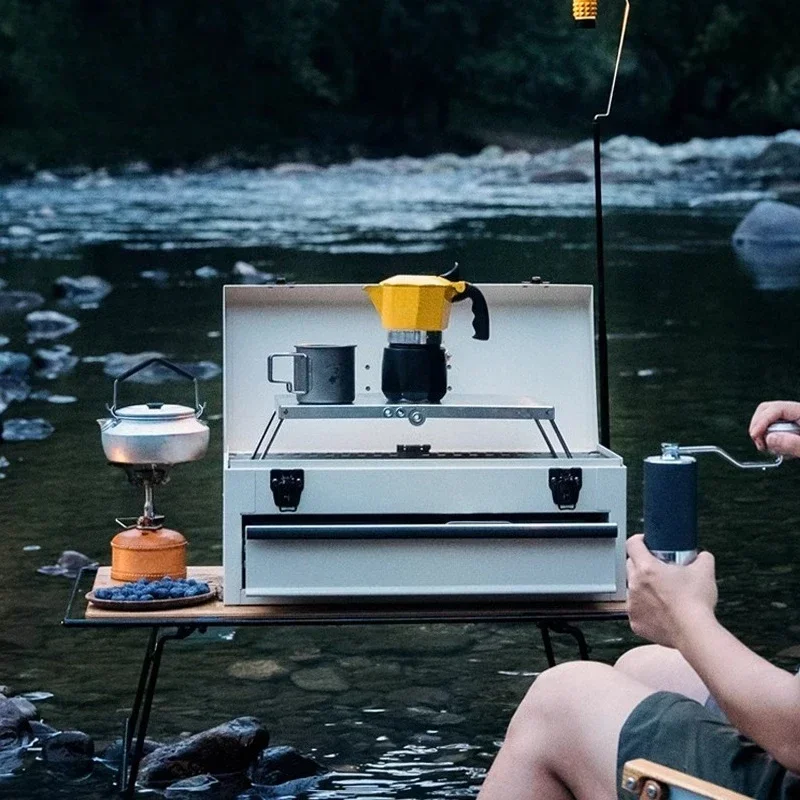 Camping Coffee Box Mocha Pot O - Coffee Equipment Gift Set recension och pris