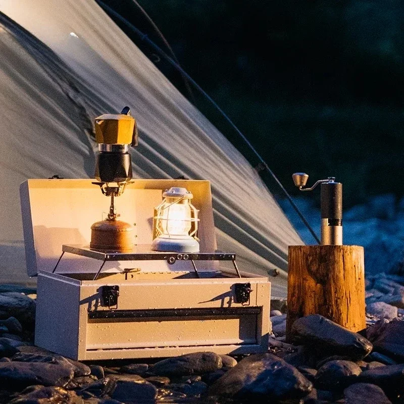 Camping Coffee Box Mocha Pot O - Coffee Equipment Gift Set recension och pris