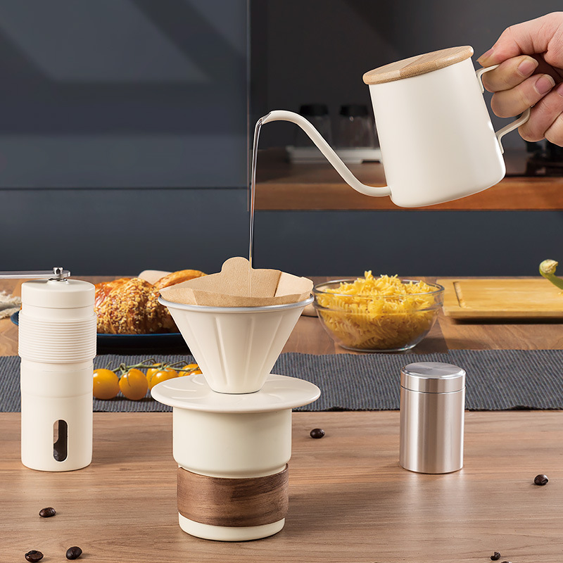 Hand brewed coffee pot set, po - Coffee Equipment Gift Set recension och pris