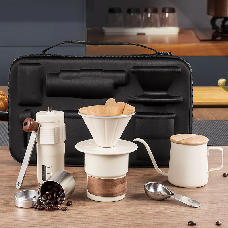 Hand brewed coffee pot set, po - Coffee Equipment Gift Set recension och pris