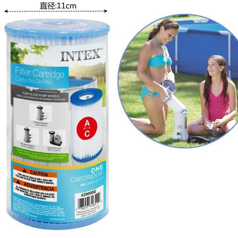 INTEX 26604 C530 Swimming Pool - Water Filter Cartridge recension och pris