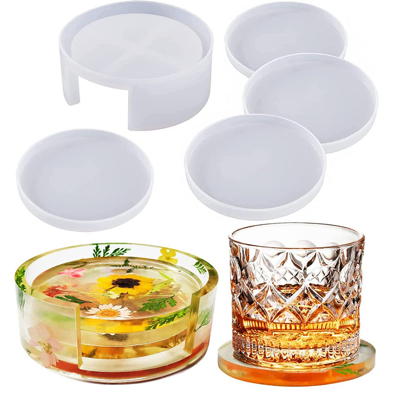 Round Square Coaster Silicone  - Coffee Equipment And Tools recension och pris